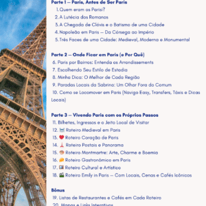 e-book Paris na palma da sua mão